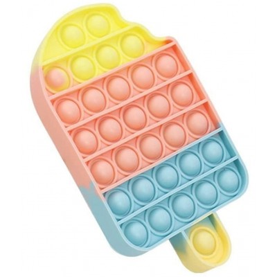 Baby Yoda & Ice cream bite softi popit combo pack of 2 popit Pop It Fidget Toys,Push Pop Bubble Fidget Sensory Toy,Autism Special Needs Silicone Stress Relief Toy  (Multicolor)