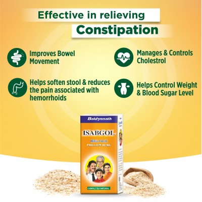 Baidyanath 99% Pure Isabgol | (400 g) Powder 400 gm