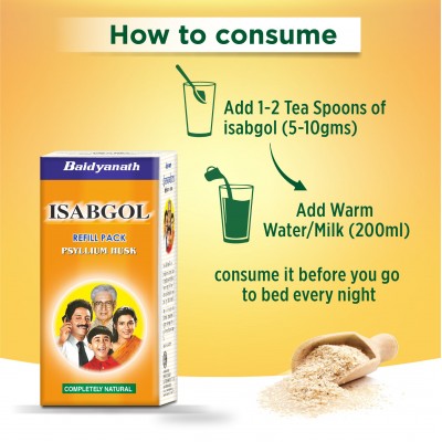 Baidyanath 99% Pure Isabgol | (400 g) Powder 400 gm