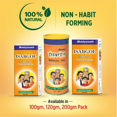 Baidyanath 99% Pure Isabgol | (400 g) Powder 400 gm