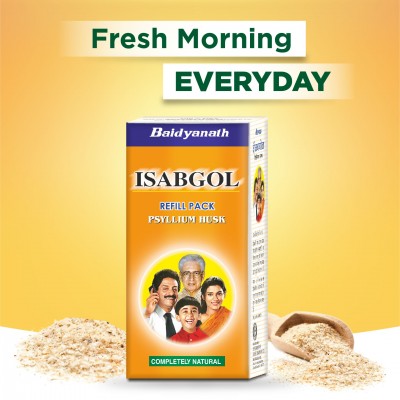 Baidyanath 99% Pure Isabgol | Pack of 2 (200 g) Powder 100 gm