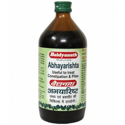 Baidyanath Abhayarishta Constipation Relief Liquid 450 ml Pack of 3