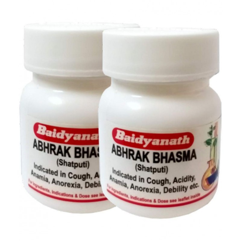 Baidyanath Abhrak Bhasma (Shatputi) Powder 1 gm Pack Of 2