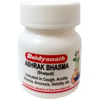 Baidyanath Abhrak Bhasma (Shatputi) Powder 1 gm Pack of 3