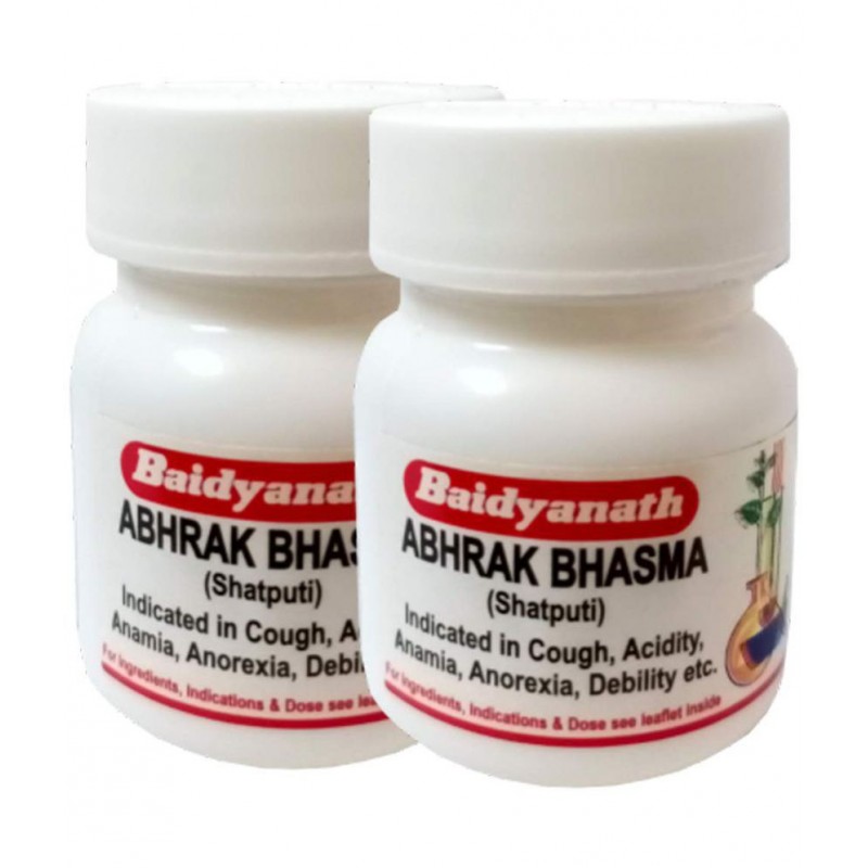 Baidyanath Abhrak Bhasma (Shatputi) Powder 2 gm Pack Of 2