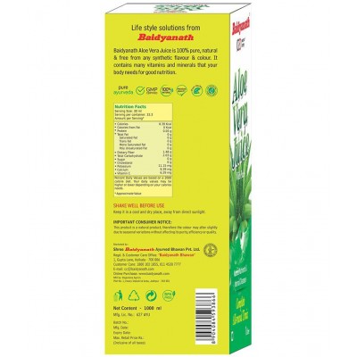Baidyanath Aloe Vera Juice  1L (Pack Of 1)