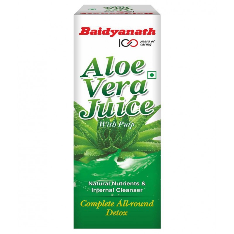 Baidyanath Aloe Vera Juice with Pulp (1 L) Liquid 1 L Pack of 1