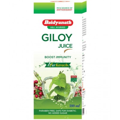 Baidyanath Aloevera and Giloy Juice Liquid 1500 l Pack Of 2