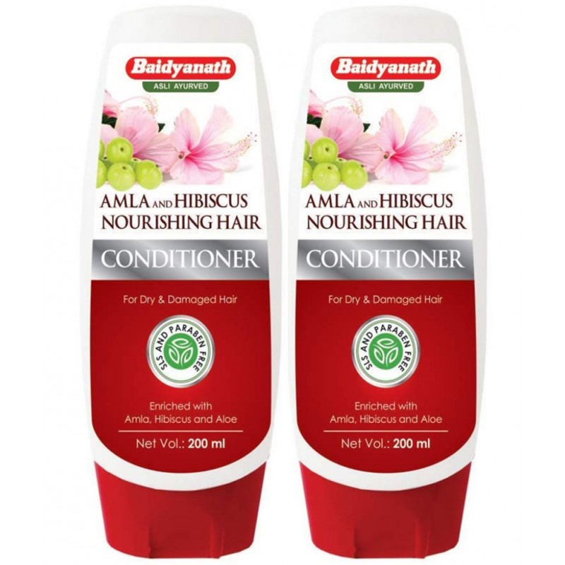 Baidyanath Amla & Hibiscus Hair Conditioner Liquid 200 ml Pack Of 2