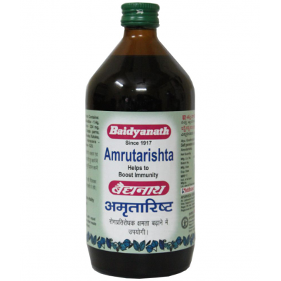 Baidyanath Amrutarishta Bacterial Infection Liquid 220 ml Pack of 3