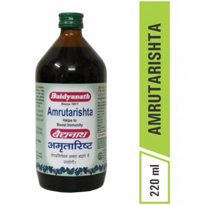 Baidyanath Amrutarishta Bacterial Infection Liquid 220 ml Pack of 3