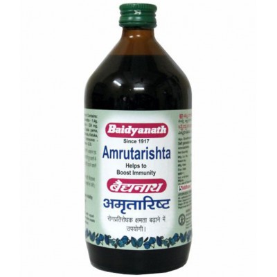 Baidyanath Amrutarishta Bacterial Infection Liquid 450 ml Pack Of 2