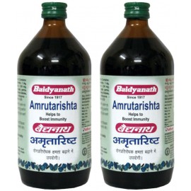 Baidyanath Amrutarishta Bacterial Infection Liquid 450 ml Pack Of 2