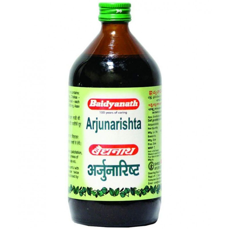 Baidyanath Arjunarishta Ayurvedic Medicine Liquid 480 ml Pack Of 1