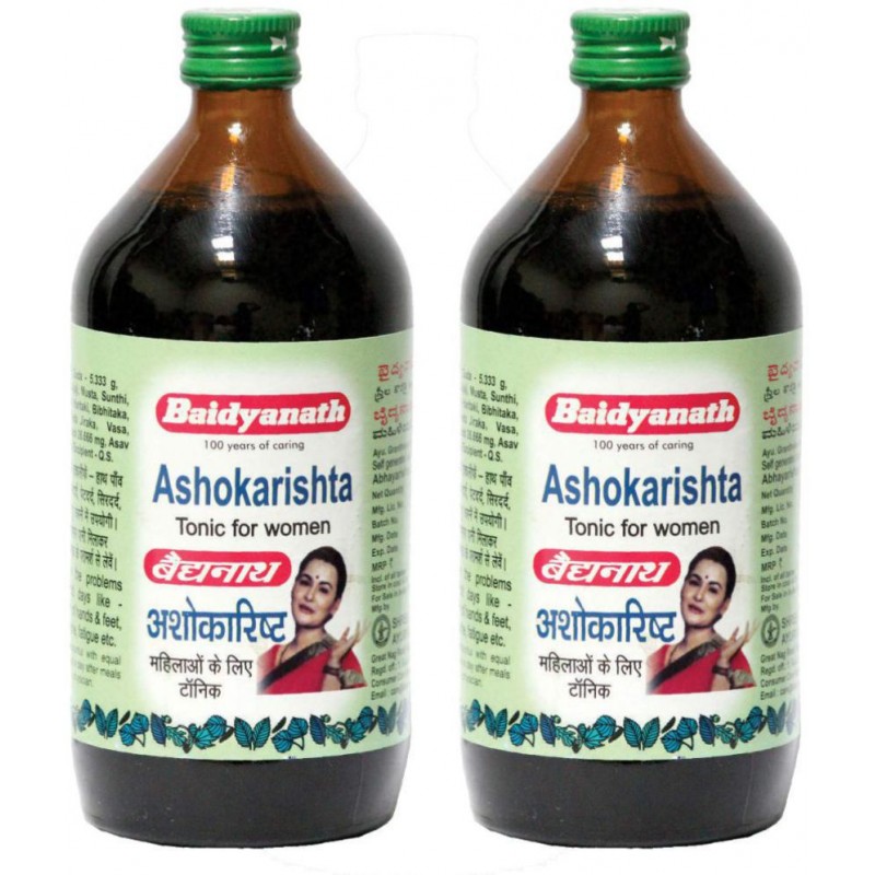 Baidyanath Ashokarishta Asava Liquid 450 ml Pack Of 2