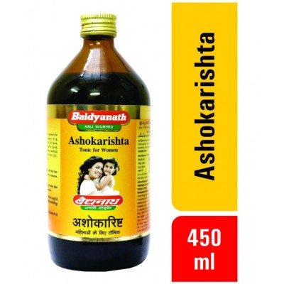 Baidyanath Ashokarishta Asava Menstrual Cycle Liquid 450 ml Pack of 3