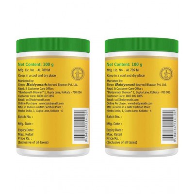 Baidyanath Ashwagandha  Supports Sexual Health Powder 100 gm Pack Of 2