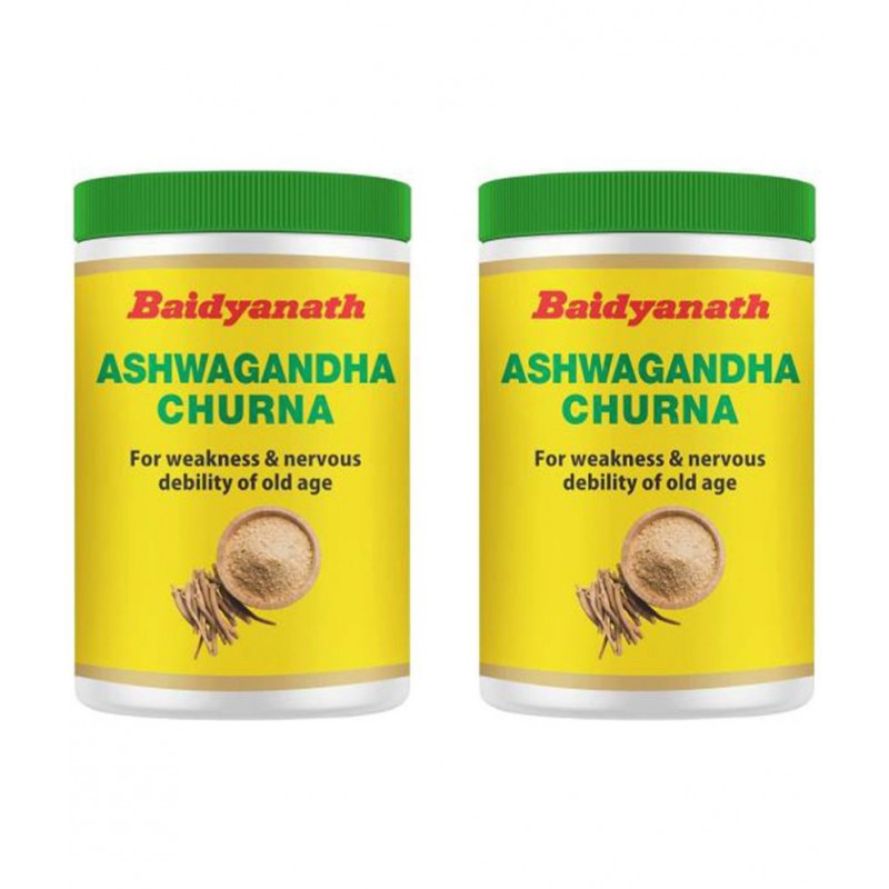 Baidyanath Ashwagandha  Supports Sexual Health Powder 100 gm Pack Of 2