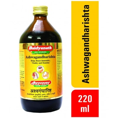Baidyanath Ashwagandharishta Liquid 220 ml Pack Of 2