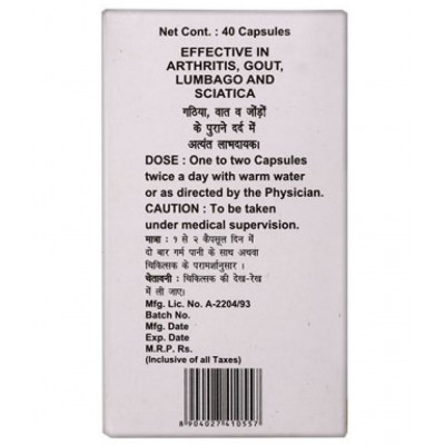 Baidyanath Baidyanath Rheumartho  Capsule 40 no.s Pack Of 1