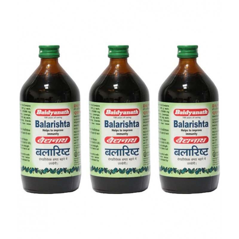Baidyanath Balarishta I Stress Relief  Liquid 220 ml Pack of 3