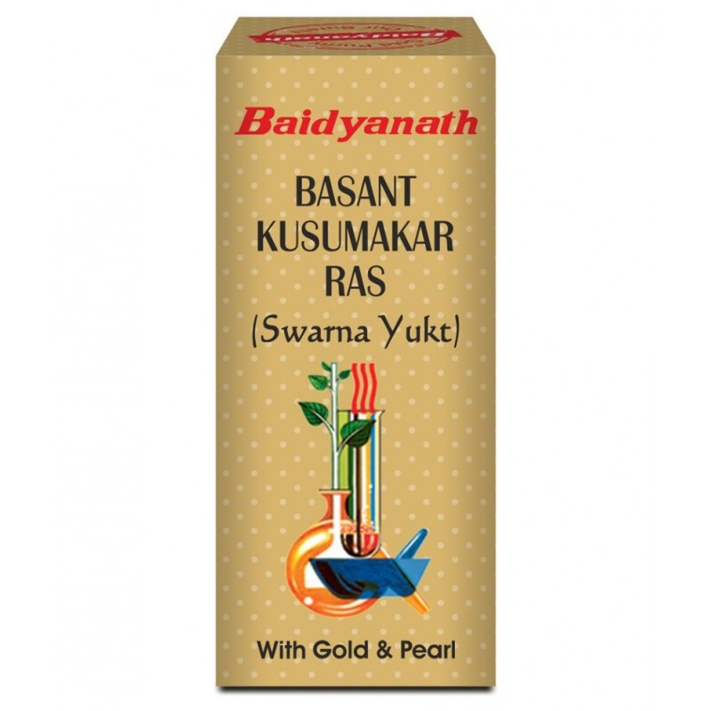 Baidyanath Basant Kusumakar Ras|Useful in Diabetics Tablet 10 no.s Pack Of 1
