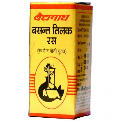 Baidyanath Basanttilak Ras Tablet 10 no.s Pack Of 1