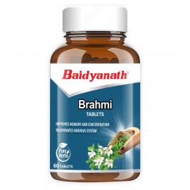 Baidyanath Brahmi Tablets | (60 Tablets) Tablet 60 no.s Pack of 1