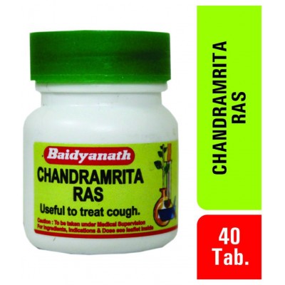 Baidyanath Chandramrit Ras Tablet 40 no.s Pack of 3