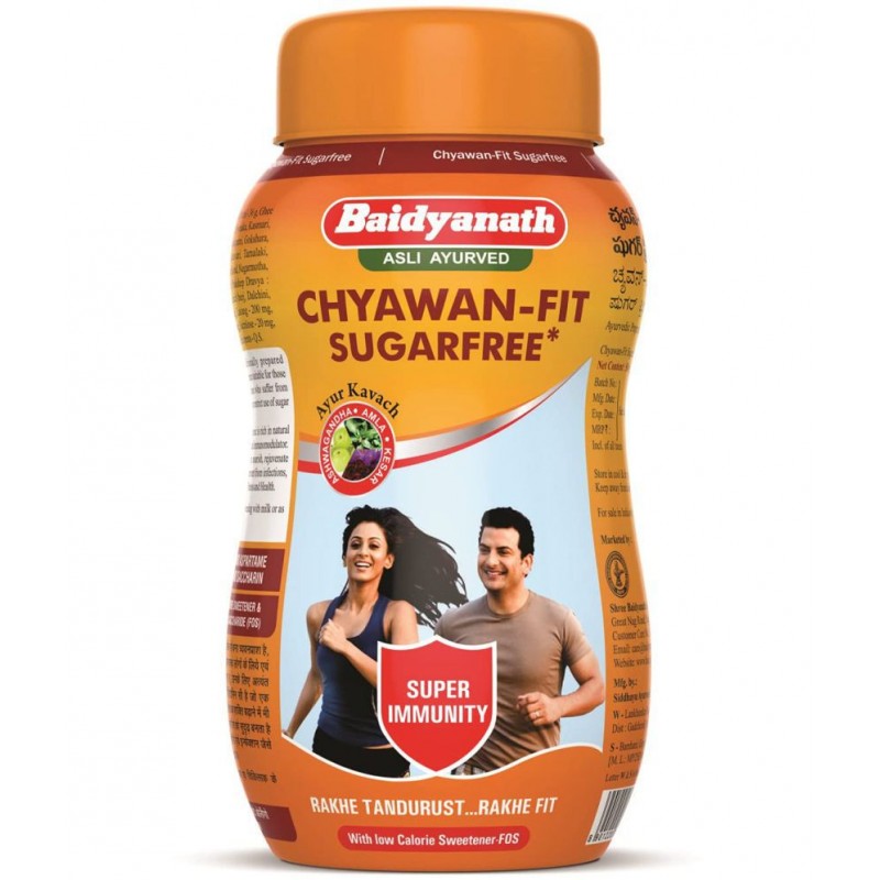 Baidyanath Chyawan-Fit Sugarfree Chyawanparsh Paste 500 gm Pack Of 1
