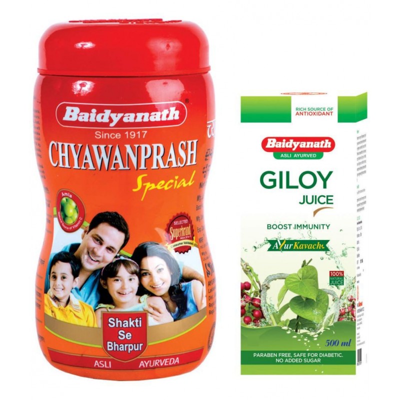Baidyanath Chyawanprash & Giloy Juice Paste 2 gm Pack Of 2