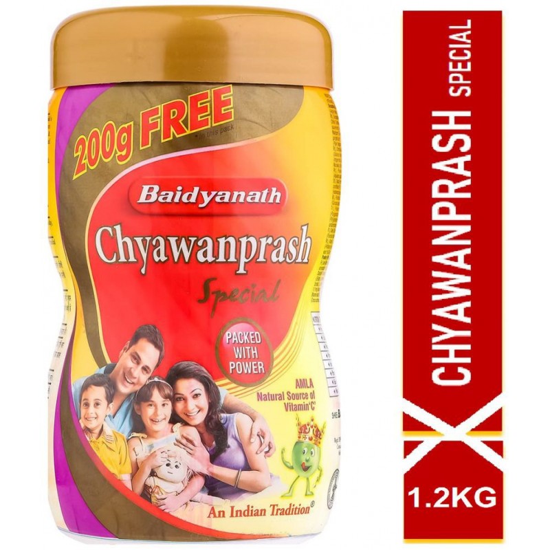 Baidyanath Chyawanprash Special 1 kg+200 gm Paste 1 kg Pack Of 1