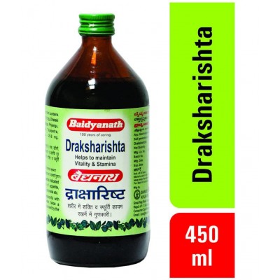 Baidyanath Draksharishta Liquid 450 ml Pack Of 2