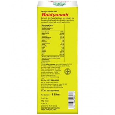 Baidyanath Giloy Papaya Tulsi Juice 2L Liquid 2 l