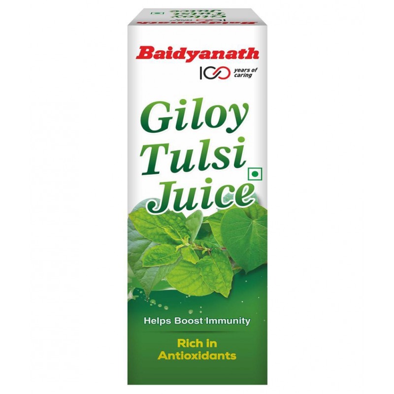 Baidyanath Giloy Tulsi Juice | (1 L) Liquid 1 L Pack of 1
