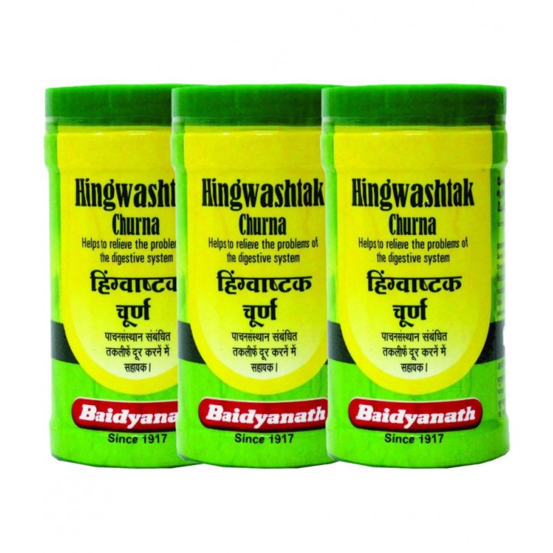 Baidyanath Hingwashtak Churna Powder 60 gm Pack of 3