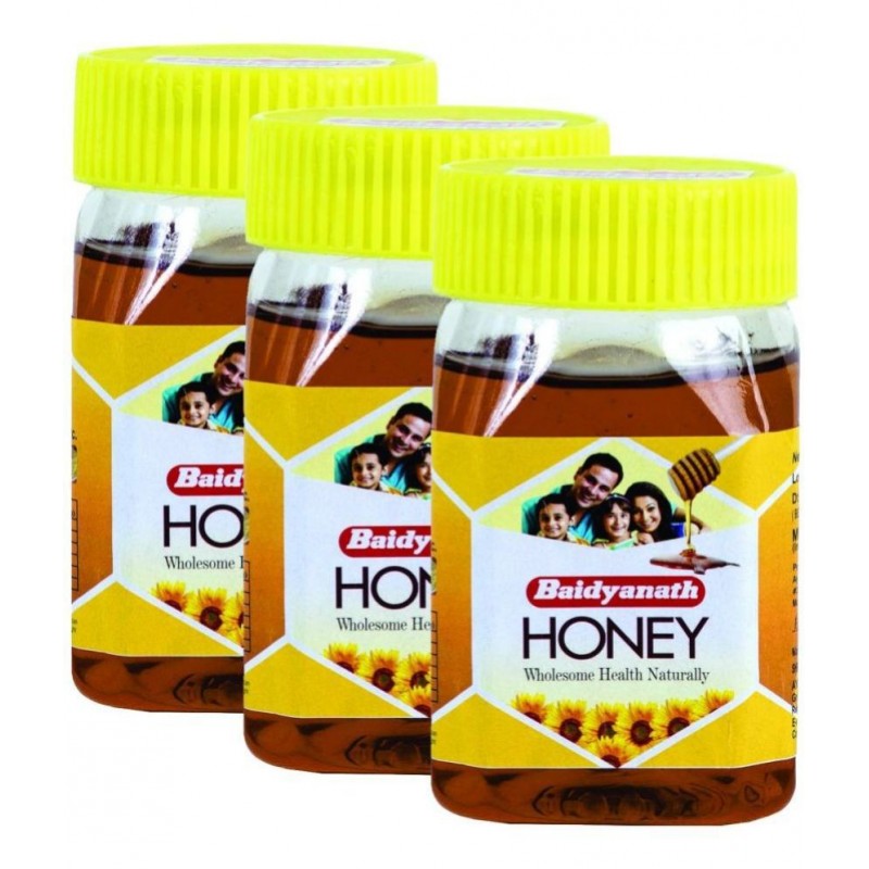 Baidyanath Honey 100% Organic, 250 gm  Paste 250 gm Pack of 3