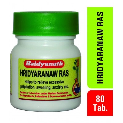 Baidyanath Hridayarnava Ras Tablet 80 no.s Pack Of 1