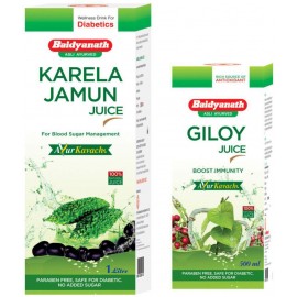 Baidyanath Karela Jamun Giloy Juice Liquid 1500 l Pack Of 2