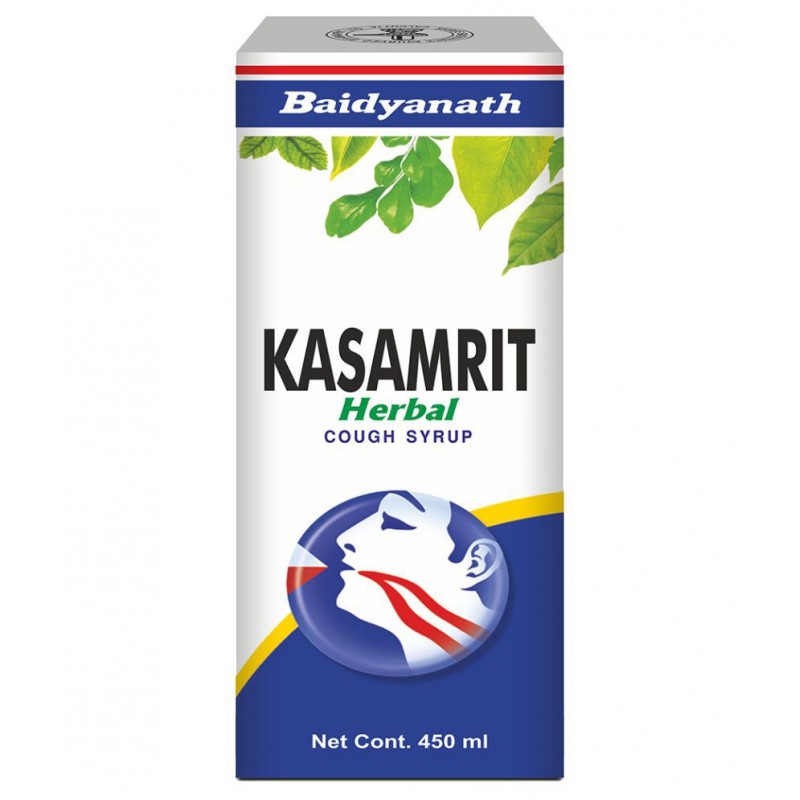 Baidyanath Kasamrit Cough Syrup | (450 ml) Liquid 450 ml Pack of 1