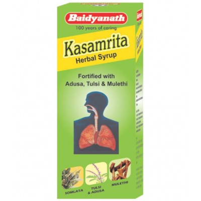 Baidyanath Kasamrit Herbal Cough Syrup 100ml (Pack of 3)