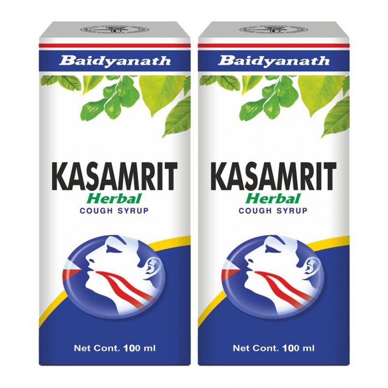Baidyanath Kasamrit Syrup- Pack of 2 (200 ml) Liquid 100 ml Pack of 2