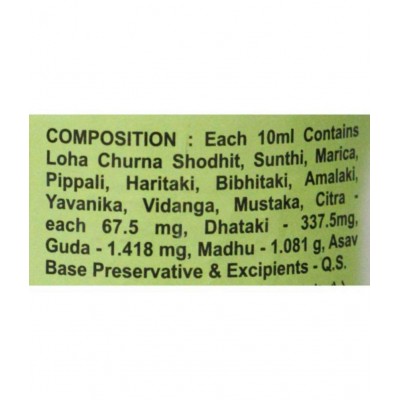 Baidyanath Lohasav Anaemia Syrup Liquid 450 ml Pack Of 1