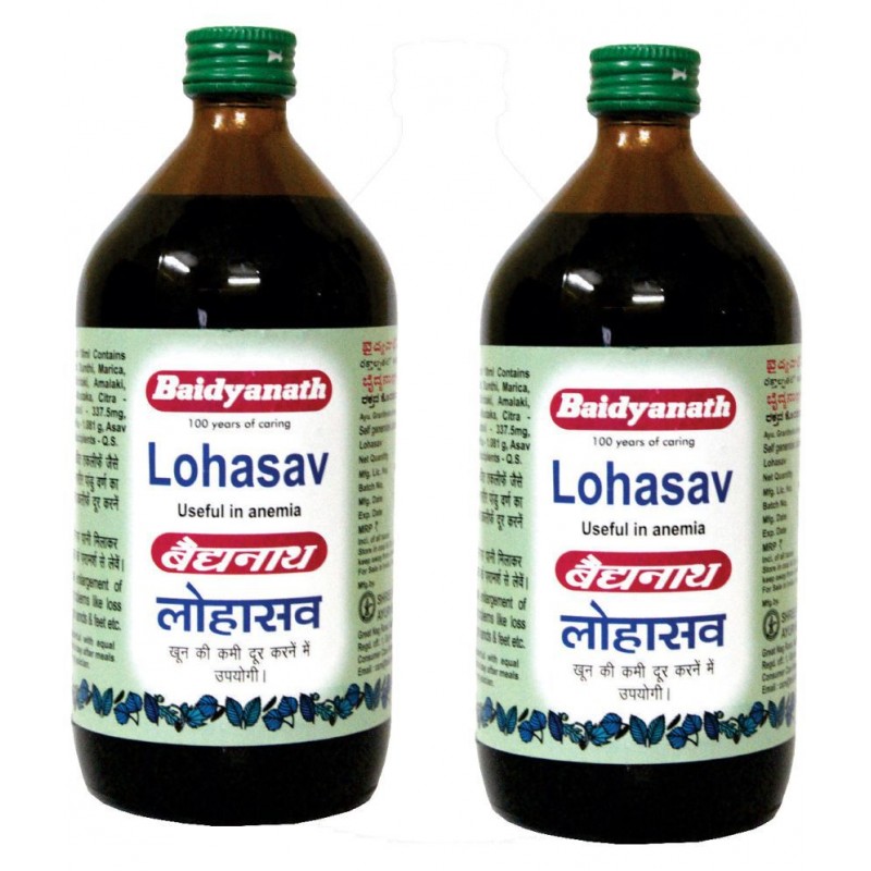 Baidyanath Lohasav Liquid Increases hemoglobin 450ml (Pack Of 1) Baidyanath Lohasav Liquid Increases hemoglobin 450ml (Pack Of 1)