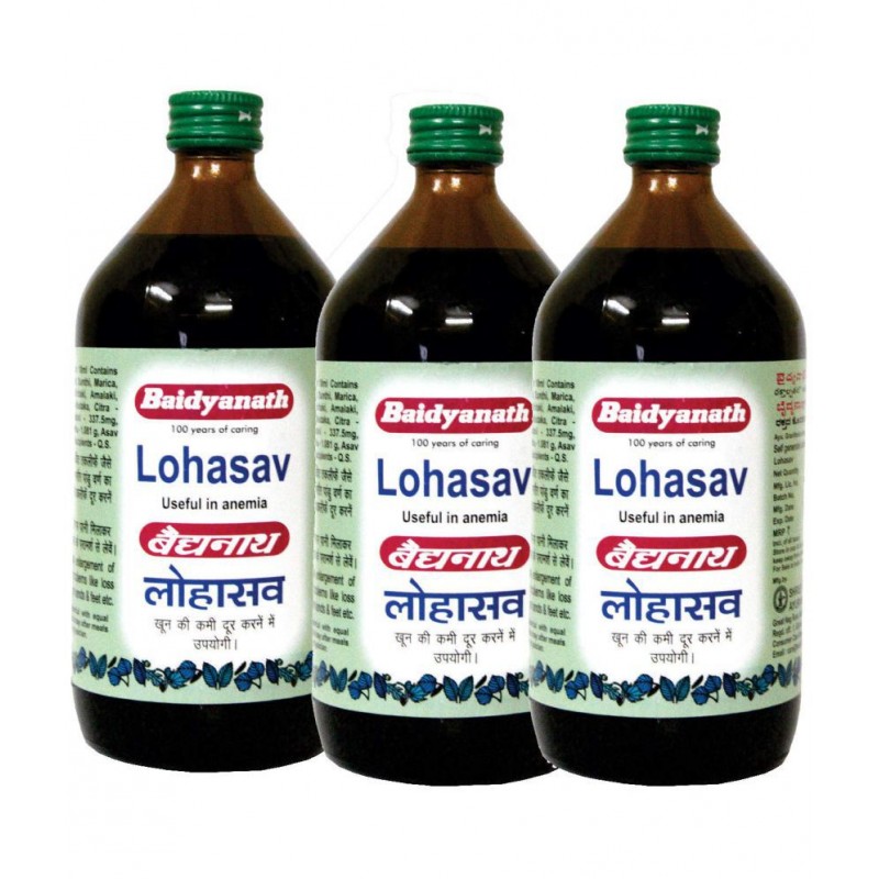 Baidyanath Lohasav increases hemoglobin Liquid 450ml (Pack of 3) Baidyanath Lohasav increases hemoglobin Liquid 450ml (Pack of 3)