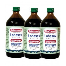 Baidyanath Lohasav increases hemoglobin Liquid 450ml (Pack of 3)