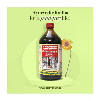 Baidyanath Maharasnadi Kadha with Guggulu Liquid 450 ml Pack of 1