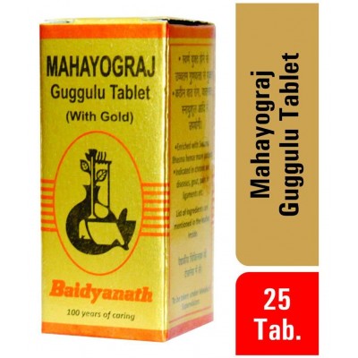 Baidyanath Mahayograj Guggulu Swyu Tablet 25 no.s Pack Of 1