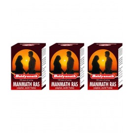 Baidyanath Manmath Ras Tablet 40 no.s Pack of 3