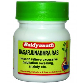 Baidyanath Nagrjunabhra Ras 40 Anxiety Tablets (Pack Of 2)